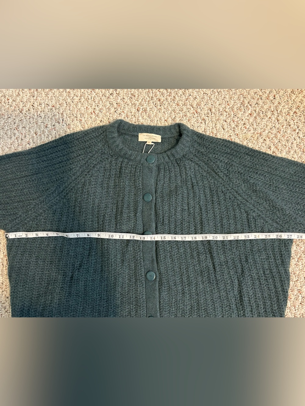 Sezane Emile Cardigan - Sage - XL - Picture 12 of 15